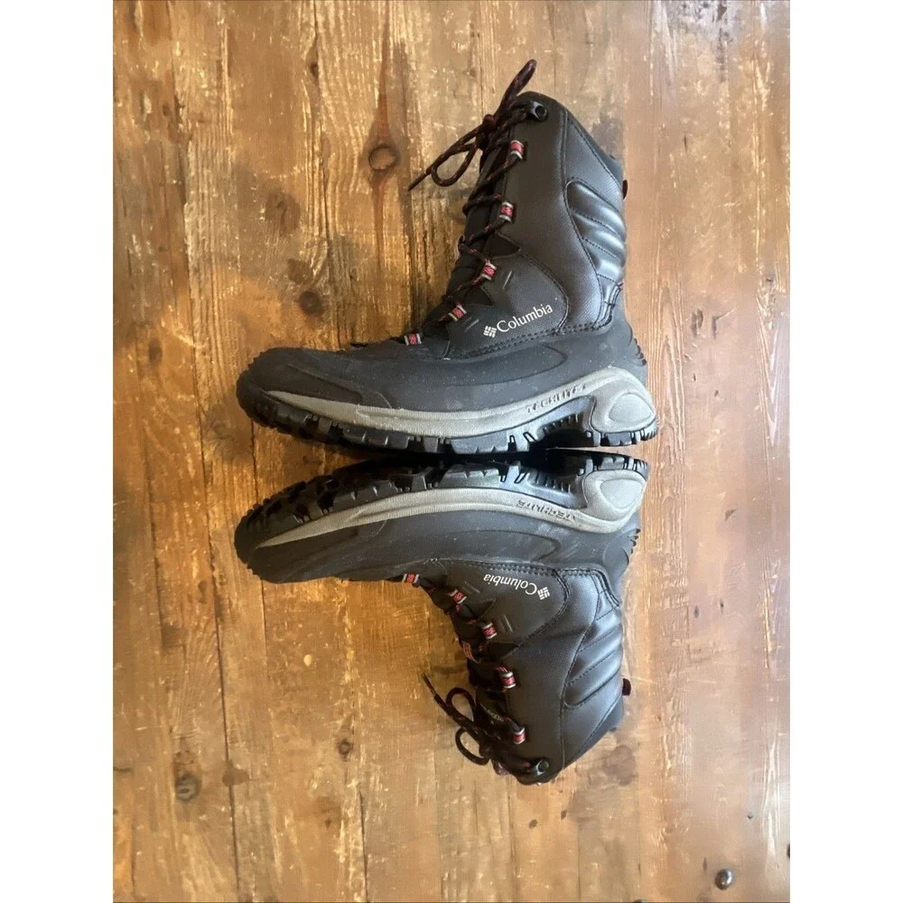 Columbia Bugaboot III Insulated 200g Waterproof Winter Boots Mens Sz 10 Black